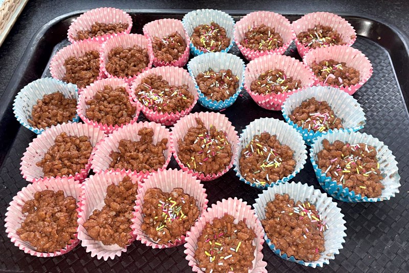 Baking Day at Hollybank Residential Care Home, Shotton