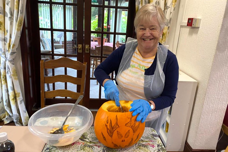 Halloween Fun Hollybank Residential Care Home, Shotton