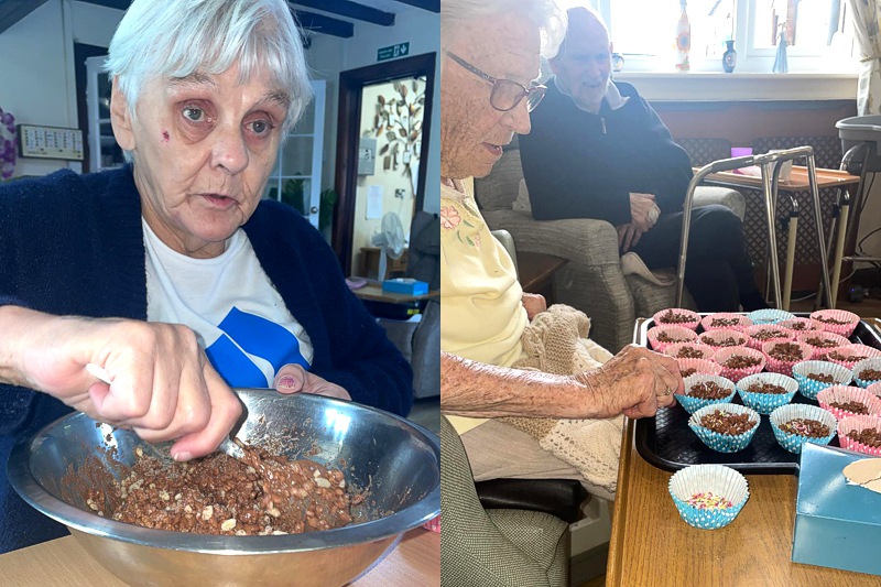 Baking Day at Hollybank Residential Care Home, Shotton