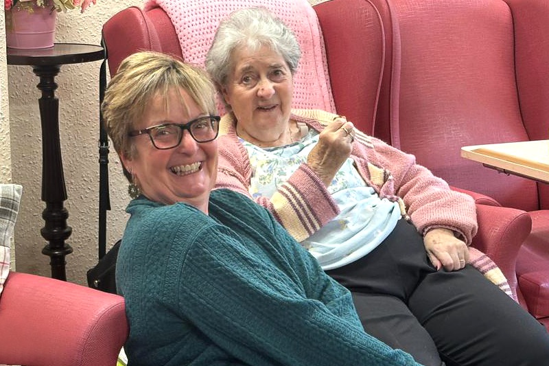 Singalong Session at Hollybank Residential Care Home, Shotton