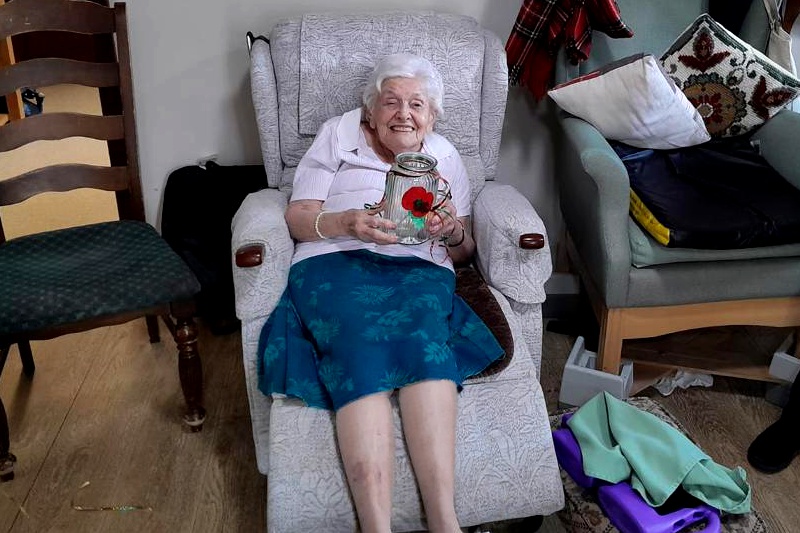 Remembrance Sunday Hollybank Residential Care Home, Shotton