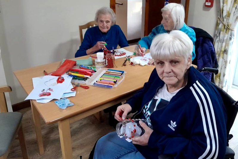 Remembrance Sunday Hollybank Residential Care Home, Shotton