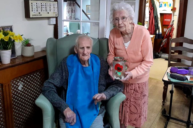 Remembrance Sunday Hollybank Residential Care Home, Shotton