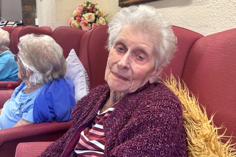 Singalong Session at Hollybank Residential Care Home, Shotton